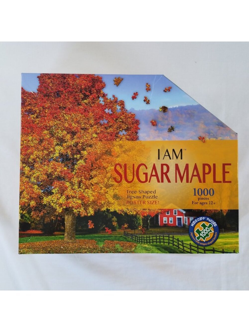 I Am Sugar Maple 1000 Piece Puzzle SEALED Tree-Shaped Jigsaw Puzzle ages 12+